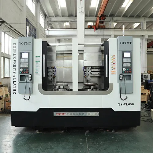 TS-VL650 Dikey Paralel Çift Milli Cnc Taretli Torna