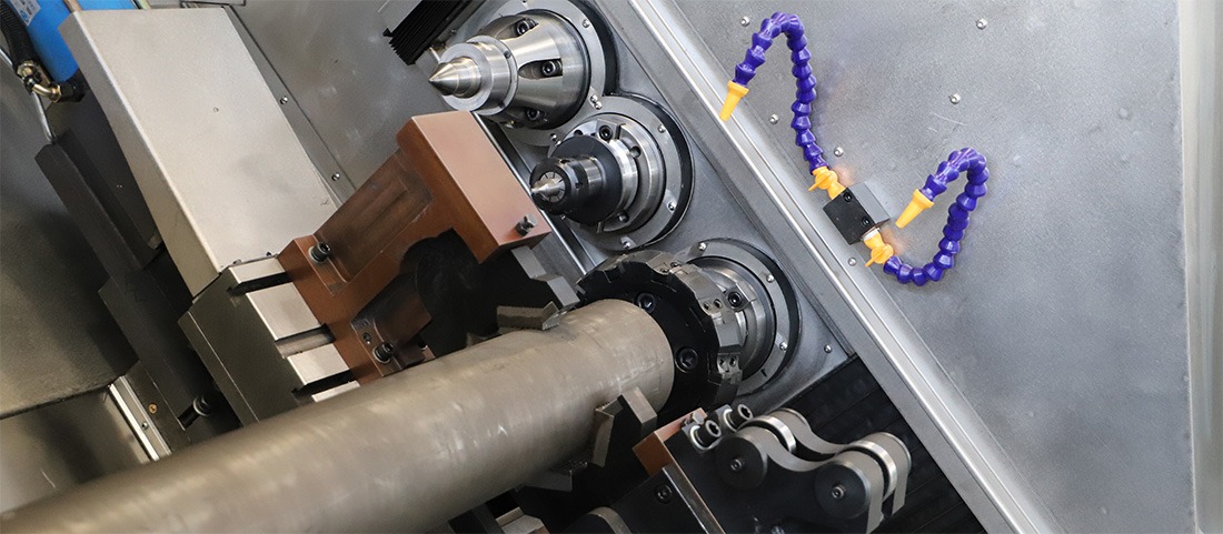 B&uuml;y&uuml;k eğimli freze ve merkezleme makinesi